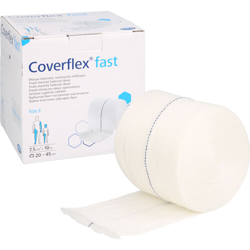 COVERFLEX fast Schlauchverb.Gr.3 7,5 cmx10 m weiß COVERFLEX fast Schlauchverb.Gr.3 7,5 cmx10 m weiß