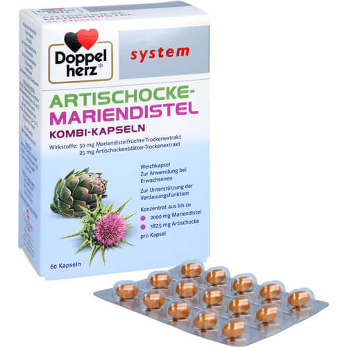 DOPPELHERZ Artischocke-Mariendistel system Weichk. DOPPELHERZ Artischocke-Mariendistel system Weichk.