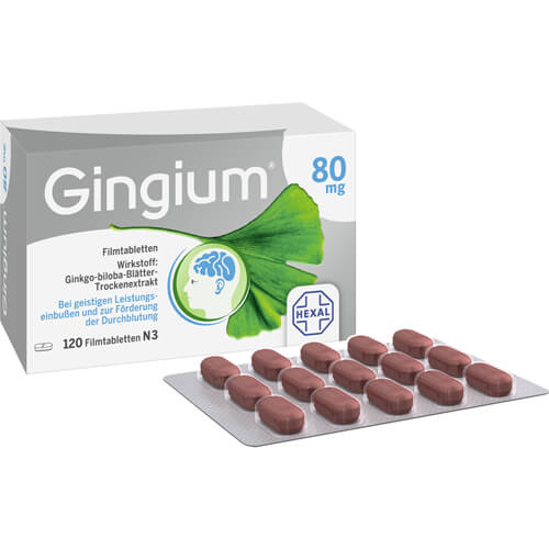GINGIUM 80 mg Filmtabletten GINGIUM 80 mg Filmtabletten