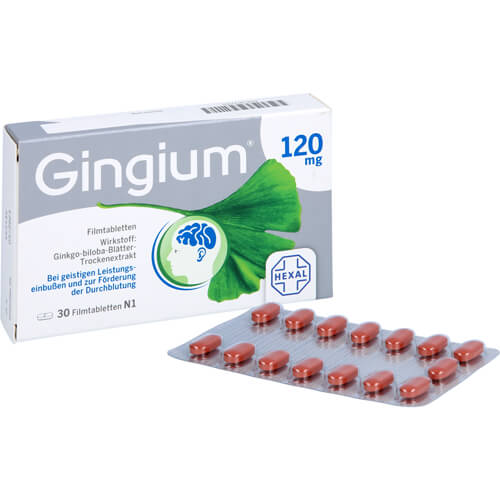 Gingium® 120 mg Filmtabletten Gingium® 120 mg Filmtabletten