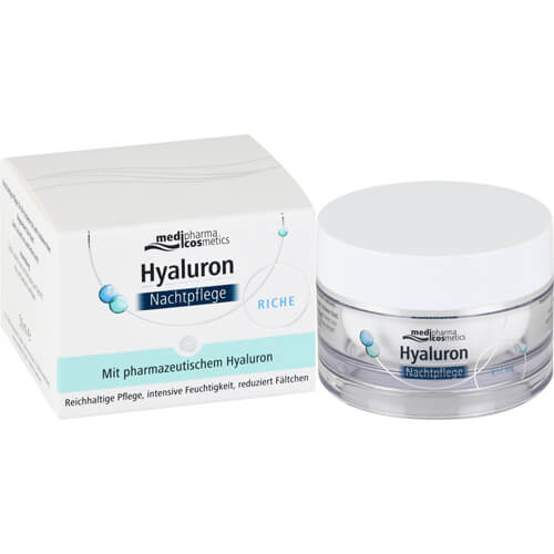 HYALURON NACHTPFLEGE riche Creme im Tiegel HYALURON NACHTPFLEGE riche Creme im Tiegel