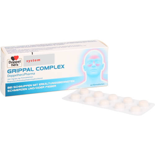 GRIPPAL COMPLEX DoppelherzPharma 200 mg/30 mg FTA GRIPPAL COMPLEX DoppelherzPharma 200 mg/30 mg FTA