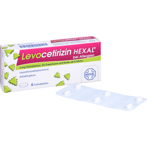 LEVOCETIRIZIN HEXAL bei Allergien 5 mg Filmtabl. LEVOCETIRIZIN HEXAL bei Allergien 5 mg Filmtabl.