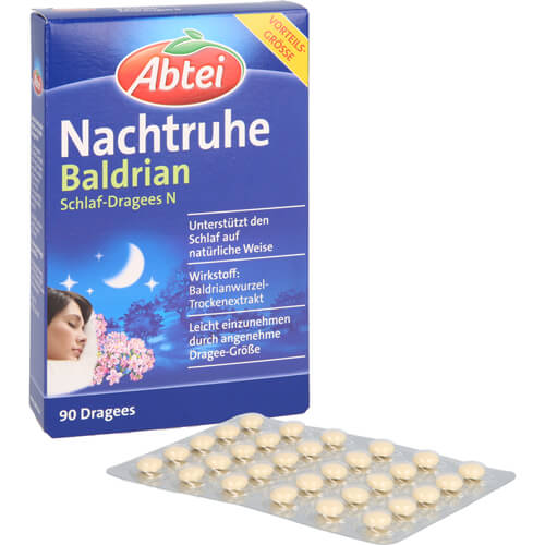 ABTEI Nachtruhe Baldrian Schlaf-Dragees N ABTEI Nachtruhe Baldrian Schlaf-Dragees N