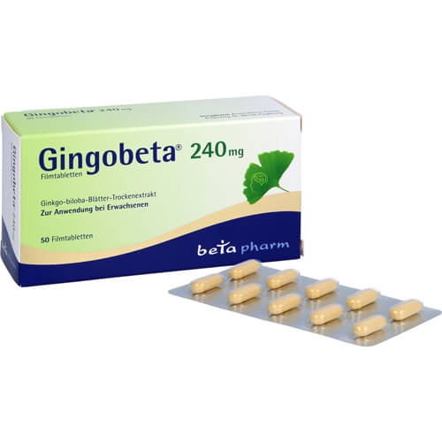 GINGOBETA 240 mg Filmtabletten GINGOBETA 240 mg Filmtabletten