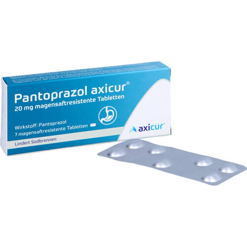 PANTOPRAZOL axicur 20 mg magensaftres.Tabletten PANTOPRAZOL axicur 20 mg magensaftres.Tabletten