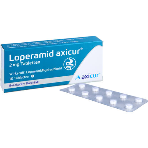 LOPERAMID axicur 2 mg Tabletten LOPERAMID axicur 2 mg Tabletten