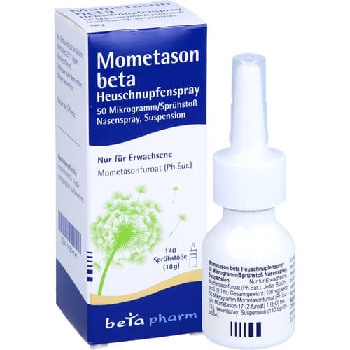 MOMETASON beta Heuschnupfenspray 50μg/Sp.140 Sp.St MOMETASON beta Heuschnupfenspray 50μg/Sp.140 Sp.St