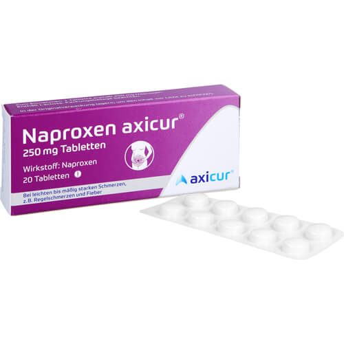 NAPROXEN axicur 250 mg Tabletten NAPROXEN axicur 250 mg Tabletten
