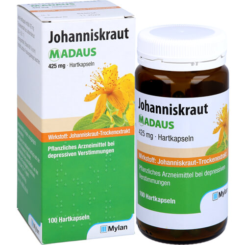 JOHANNISKRAUT MADAUS 425 mg Hartkapseln JOHANNISKRAUT MADAUS 425 mg Hartkapseln