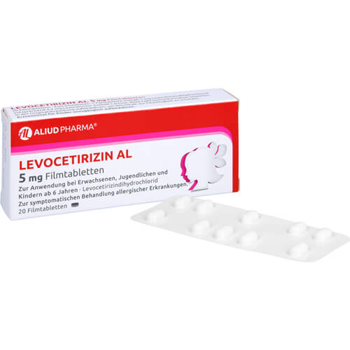 Levocetirizin AL 5 mg Filmtabletten bei Heuschnupfen Levocetirizin AL 5 mg Filmtabletten bei Heuschnupfen