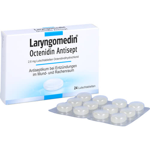 LARYNGOMEDIN Octenidin Antisept 2,6 mg Lutschtabl. LARYNGOMEDIN Octenidin Antisept 2,6 mg Lutschtabl.