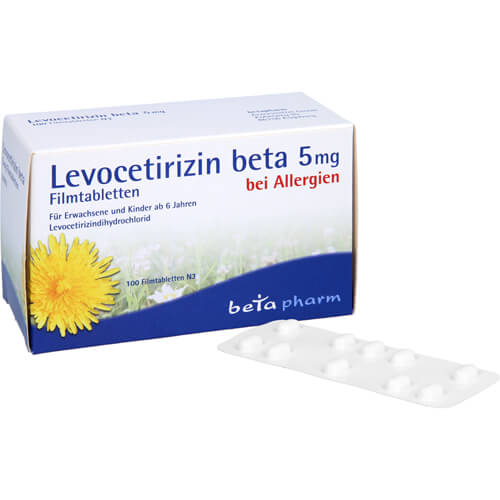 LEVOCETIRIZIN beta 5 mg Filmtabletten LEVOCETIRIZIN beta 5 mg Filmtabletten