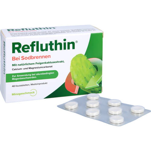 REFLUTHIN bei Sodbrennen Kautabletten Minze REFLUTHIN bei Sodbrennen Kautabletten Minze