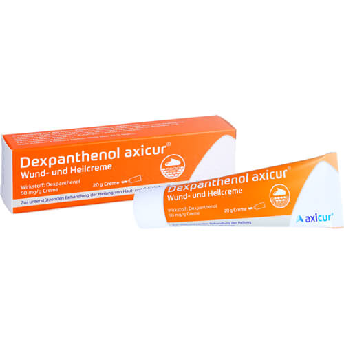 DEXPANTHENOL axicur Wund- und Heilcreme 50 mg/g DEXPANTHENOL axicur Wund- und Heilcreme 50 mg/g