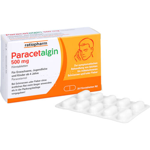 PARACETALGIN 500 mg Filmtabletten PARACETALGIN 500 mg Filmtabletten