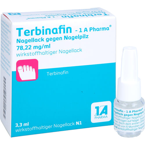 TERBINAFIN-1A Pharma Nagell.g.Nagelpilz 78,22mg/ml TERBINAFIN-1A Pharma Nagell.g.Nagelpilz 78,22mg/ml