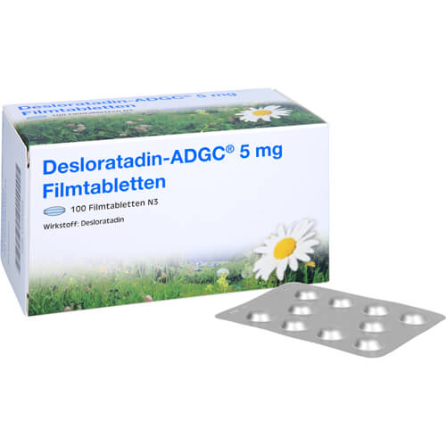 DESLORATADIN ADGC 5 mg Filmtabletten DESLORATADIN ADGC 5 mg Filmtabletten
