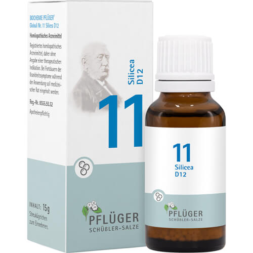 BIOCHEMIE Pflüger 11 Silicea D 12 Globuli BIOCHEMIE Pflüger 11 Silicea D 12 Globuli