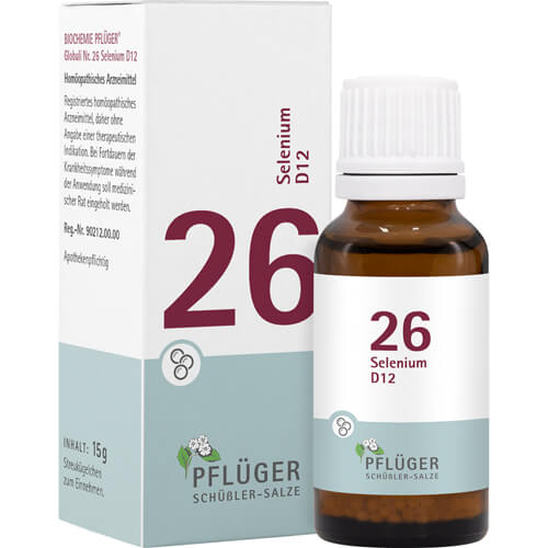 BIOCHEMIE Pflüger 26 Selenium D 12 Globuli BIOCHEMIE Pflüger 26 Selenium D 12 Globuli