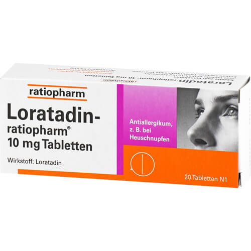 LORATADIN-ratiopharm 10 mg Tabletten LORATADIN-ratiopharm 10 mg Tabletten