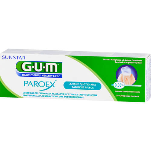 GUM PAROEX 0,06% CHX Zahnpasta GUM PAROEX 0,06% CHX Zahnpasta