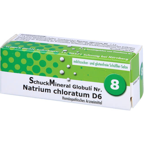 SCHUCKMINERAL Globuli 8 Natrium chloratum D6 SCHUCKMINERAL Globuli 8 Natrium chloratum D6