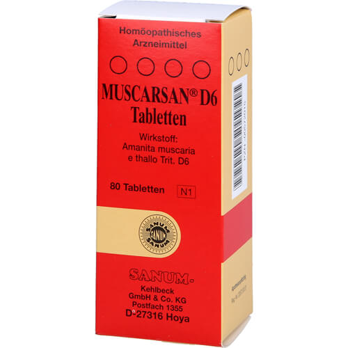 MUSCARSAN D 6 Tabletten MUSCARSAN D 6 Tabletten