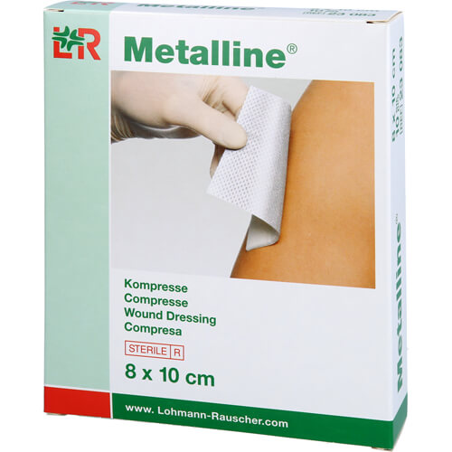 METALLINE Kompressen 8x10 cm steril METALLINE Kompressen 8x10 cm steril
