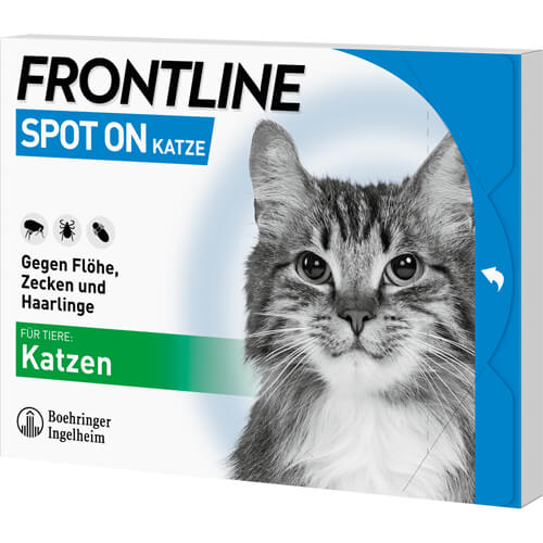 FRONTLINE® SPOT ON Katze gegen Zecken und Flöhe FRONTLINE® SPOT ON Katze gegen Zecken und Flöhe
