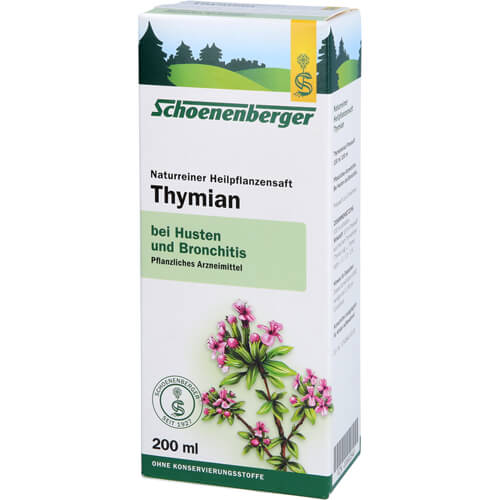 THYMIAN SAFT Schoenenberger THYMIAN SAFT Schoenenberger