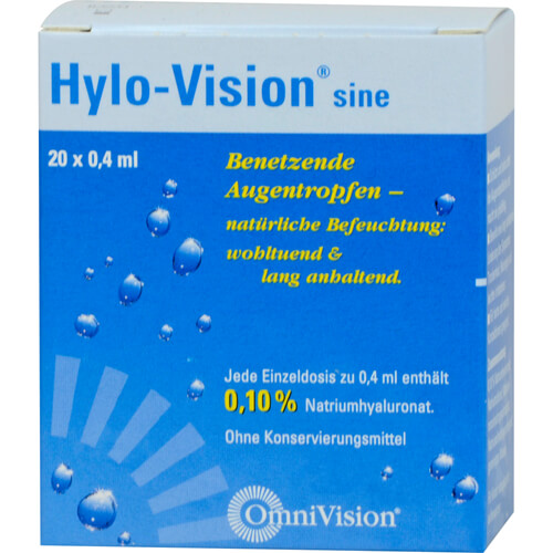 HYLO-VISION sine Einzeldosispipetten HYLO-VISION sine Einzeldosispipetten