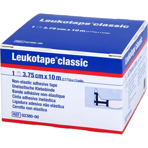LEUKOTAPE Classic 3,75 cmx10 m schwarz LEUKOTAPE Classic 3,75 cmx10 m schwarz