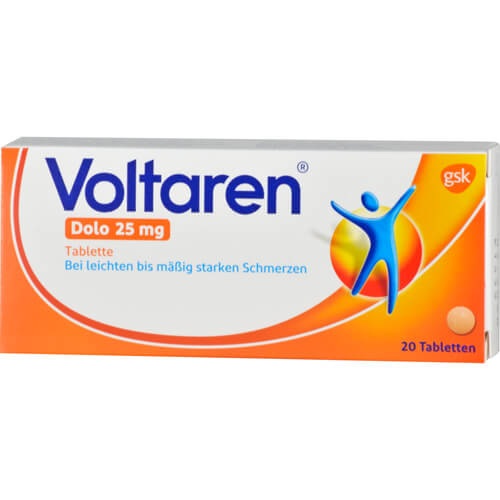 VOLTAREN Dolo 25 mg überzogene Tabletten VOLTAREN Dolo 25 mg überzogene Tabletten
