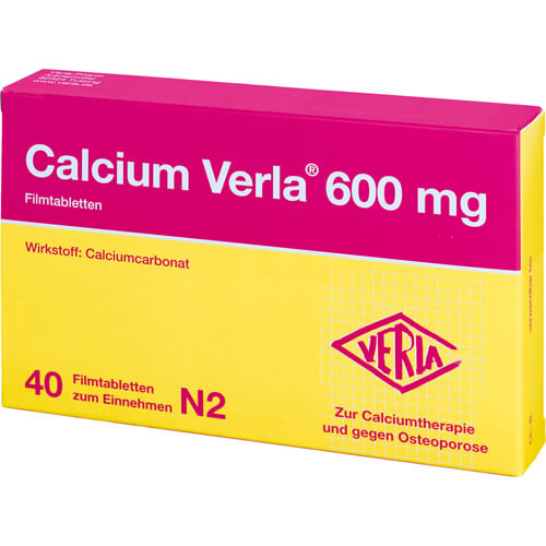 CALCIUM VERLA 600 mg Filmtabletten CALCIUM VERLA 600 mg Filmtabletten