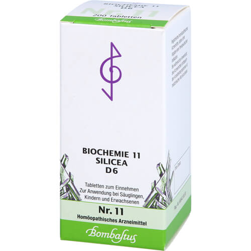 BIOCHEMIE 11 Silicea D 6 Tabletten BIOCHEMIE 11 Silicea D 6 Tabletten