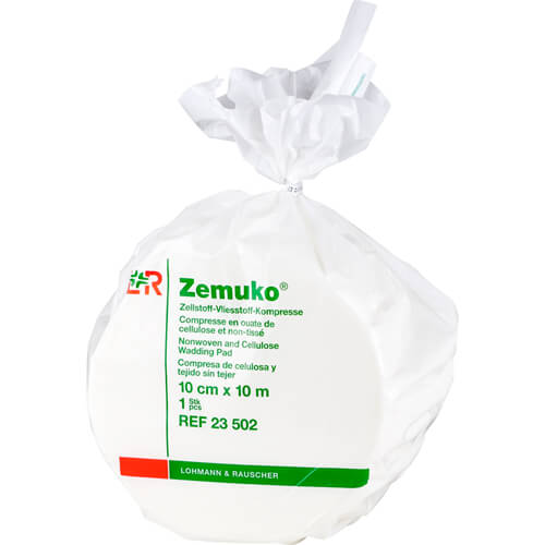 ZEMUKO Vliesstoff-Kompr.gerollt 10 cmx10 m ZEMUKO Vliesstoff-Kompr.gerollt 10 cmx10 m