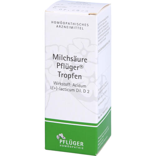 MILCHSÄURE Pflüger Tropfen MILCHSÄURE Pflüger Tropfen