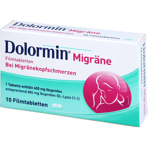 DOLORMIN Migräne Filmtabletten DOLORMIN Migräne Filmtabletten