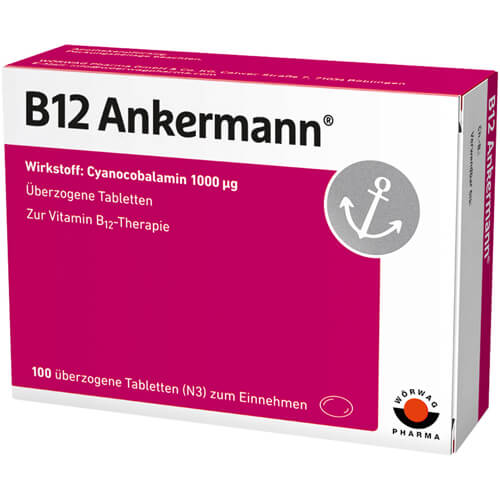 B12 ANKERMANN überzogene Tabletten B12 ANKERMANN überzogene Tabletten