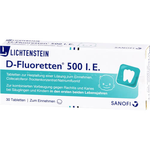 D FLUORETTEN 500 Tabletten D FLUORETTEN 500 Tabletten