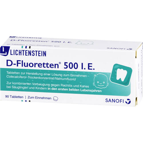 D FLUORETTEN 500 Tabletten D FLUORETTEN 500 Tabletten