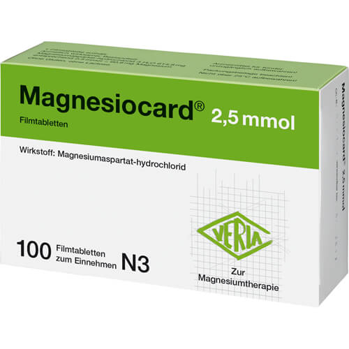 MAGNESIOCARD 2,5 mmol Filmtabletten MAGNESIOCARD 2,5 mmol Filmtabletten