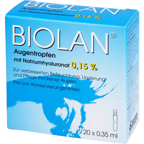 BIOLAN Augentropfen Einzeldosispipetten BIOLAN Augentropfen Einzeldosispipetten