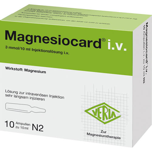 MAGNESIOCARD i.v. Injektionslösung MAGNESIOCARD i.v. Injektionslösung