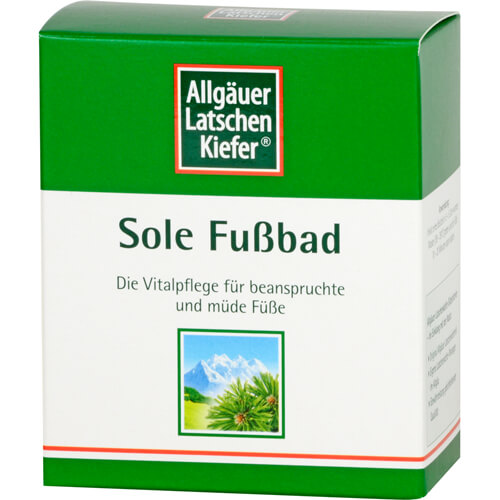ALLGÄUER LATSCHENK. Sole Fußbad ALLGÄUER LATSCHENK. Sole Fußbad