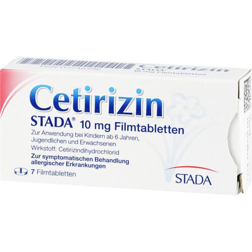 CETIRIZIN STADA 10 mg Filmtabletten CETIRIZIN STADA 10 mg Filmtabletten
