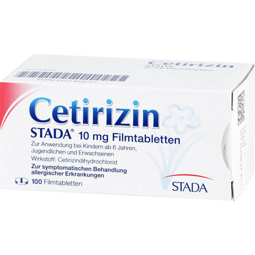 CETIRIZIN STADA 10 mg Filmtabletten CETIRIZIN STADA 10 mg Filmtabletten