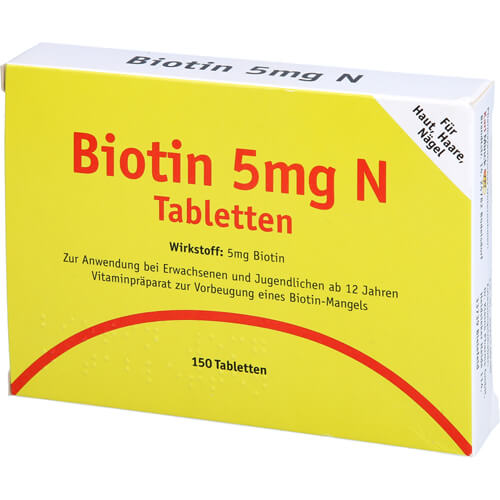 BIOTIN 5 mg N Tabletten BIOTIN 5 mg N Tabletten