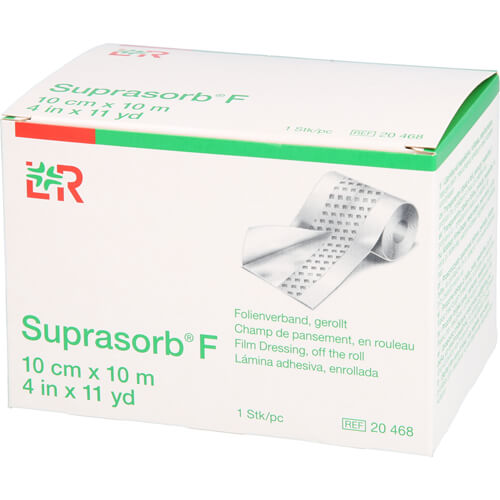SUPRASORB F Folien-Wundverb.10 cmx10 m unste.Rolle SUPRASORB F Folien-Wundverb.10 cmx10 m unste.Rolle